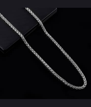 MGSV Silver Plated Brass Chain ( Pack of 1 )