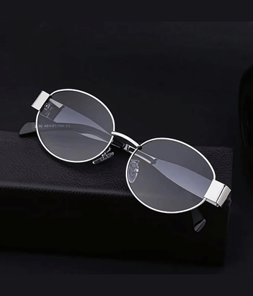 Dyana Core Silver Oval Sunglasses ( Pack of 1 )