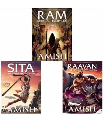 Ram Chandra Series - Ram, Sita & Raavan (Set of 3 Books) English Paperback By Amish Tripathi