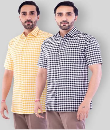 DESHBANDHU DBK - Multicolor Cotton Regular Fit Men's Casual Shirt (Pack of 2 )