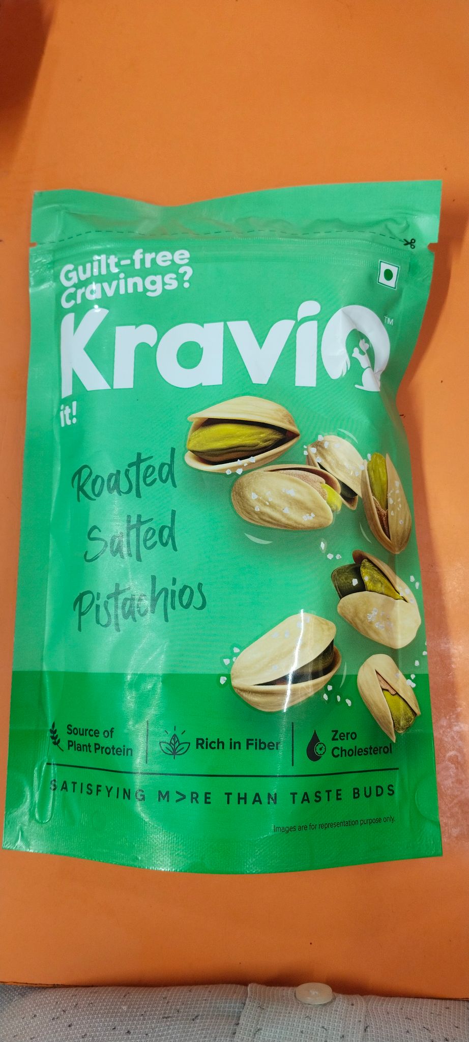 Kravio roasted salted pistachios 200 g