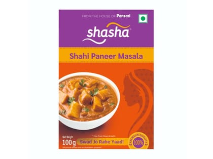 Shasha Shahi Paneer Masala - 100gm
