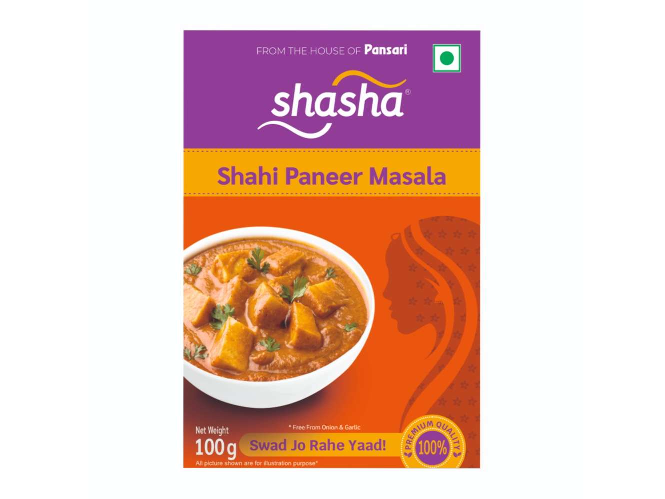 Shasha Shahi Paneer Masala - 100gm