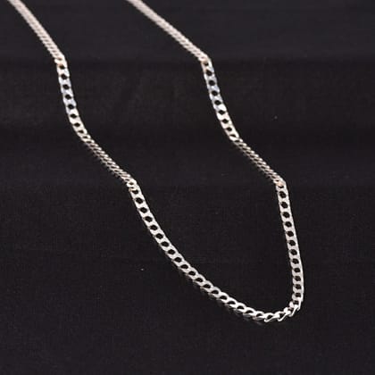 Ayushmann Silver Chain 20"