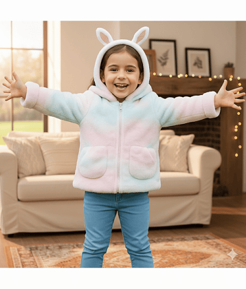 TarrenT HunT Girls Woollen Blend Quilted & Bomber Jacket For ( Pack of 1 , Multicolor )