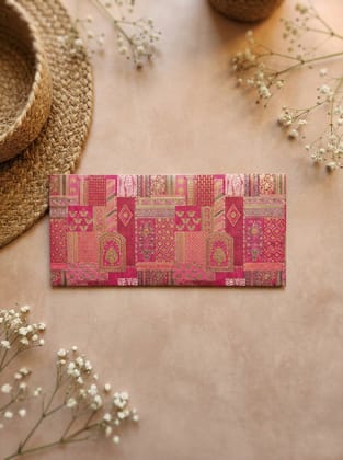 The Rani Patchwork Envelope – Premium Designer Money Envelope for Wedding & Luxury Gifting