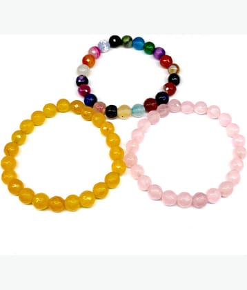DAIVYA WELLNESS - Multicolor Bracelet ( Pack of 3 )