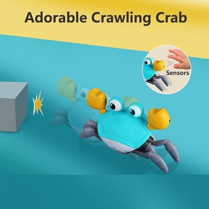 Adorable Crawling Crab Toy with Interactive Sensors
