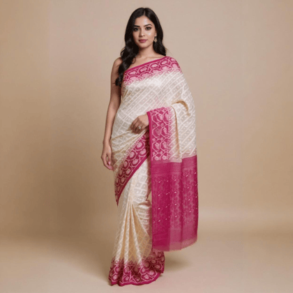 Bengal Mix Cotton Jamdani Saree Bengal Mix Cotton Jamdani Saree