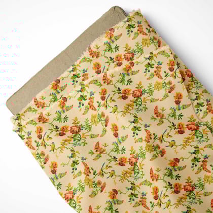 Mandarin Rose Reverie Georgette Fabric