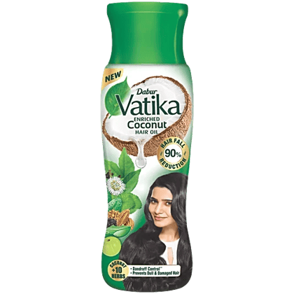 Dabur Vatika Enriched Coconut Hair Oil with 10 Herbs, 450ml