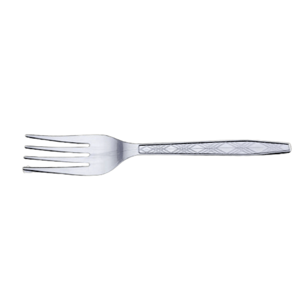 Metallic Silver Dinner Forks / Durable - 20PC - Party and Festive Needs | Buy online on ZillyBuy