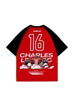 Charles Leclerc Raglan Oversized T-shirt-XS