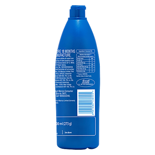 Parachute Coconut Oil - 100% Pure, 300 ml Bottle