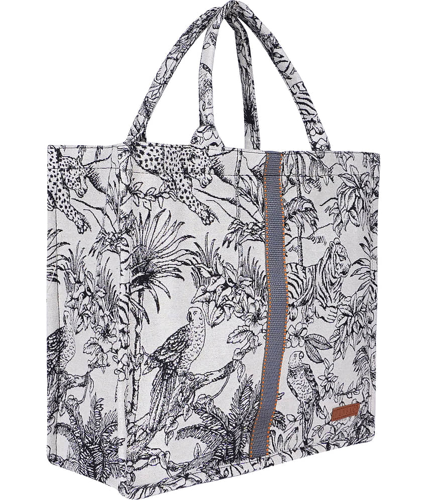 ENSAC Grey Cotton Lunch Bag Pack of 1