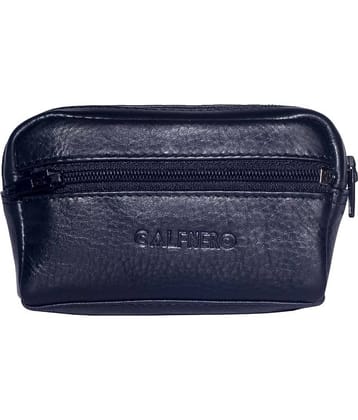 Calfnero Black Men's Coin Purse Keychain ( Pack of 1 )
