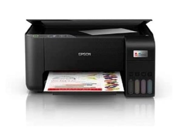 Epson Ecotank L3250 A4 Wi-Fi All-in-One Ink Tank Colour Printer Ink, Black