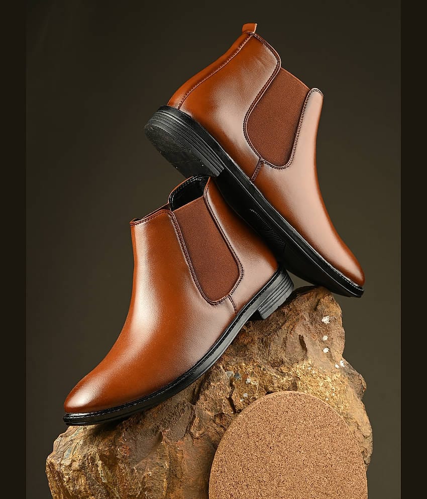 Aadi Tan Men's Chelsea Boots