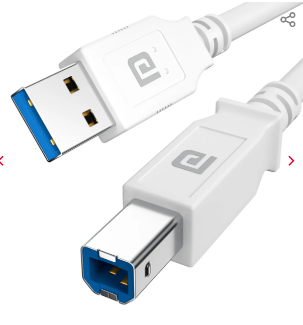 Printlink 1.5 - USB A To USB B For Printer 1.5M Cable