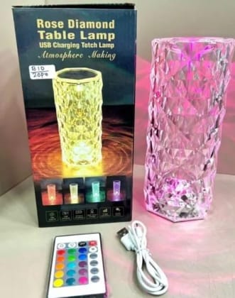 Rose Table Diamond Lamp