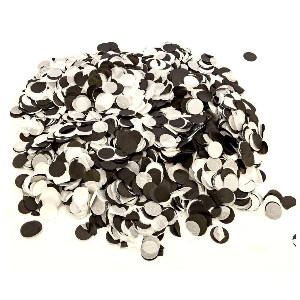 Black & White Tissue Paper Confetti  -1PC - Party and Festive Needs | Buy online on ZillyBuy