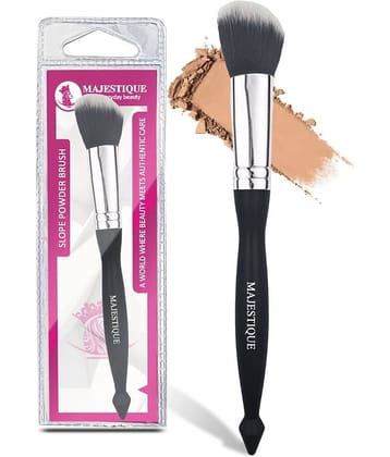 Majestique Professional Large Powder Brush Premium Synthetic Kabuki Brush for Women/Girls - 1 Pcs