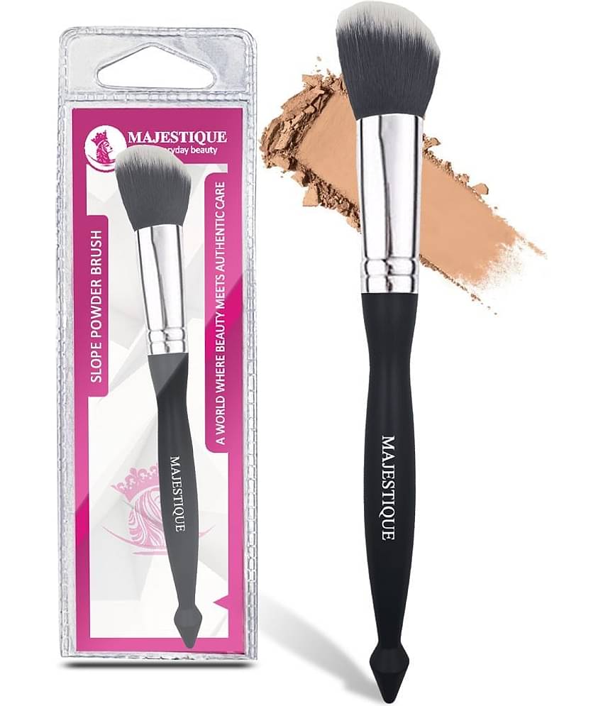 Majestique Professional Large Powder Brush Premium Synthetic Kabuki Brush for Women/Girls - 1 Pcs