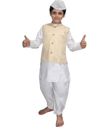 Kaku Fancy Dresses Lal Bahadur Shastri Costume for Republic Day & Independence Day | National Hero Freedom Fighter Fancy Dress For Boys - 5-6 Years