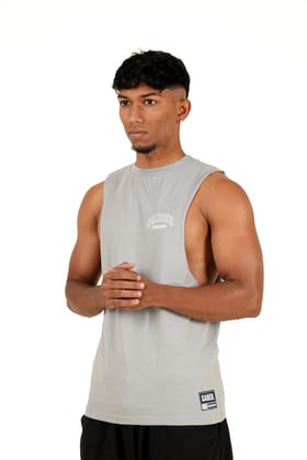Lifting Goods Muscle Tee [Grey]-XS