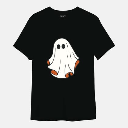 Boo - Unisex Half sleeve T-Shirt-Black / M