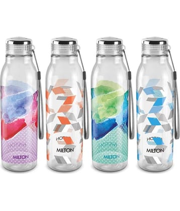 Milton Helix 1000 Pet Water Bottle, Set of 6, 1 Litre Each, Purple