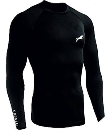 Rider Compression Top Full Sleeve Plain Athletic Fit Multi Sports Cycling, Cricket, Football, Badminton, Gym, Fitness & Other Outdoor Inner Wear