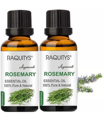 Raquitys Rosemary Essential Oil | Hair Growth, Skin, Face | PURE 30ml