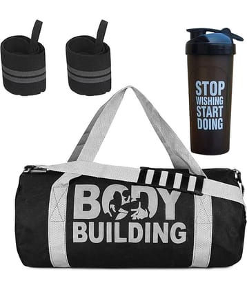 GROUPERS Polyester BLACK 20 Ltrs Gym Bag