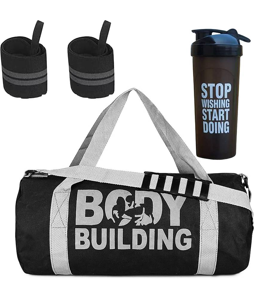 GROUPERS Polyester BLACK 20 Ltrs Gym Bag