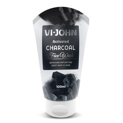 VI-JOHN Charcoal Face Wash – Deep Cleansing | Oil Control | Detox & Refresh 100ml VI-JOHN Charcoal Face Wash – Deep Cleansing | Oil Control | Detox & Refresh 100ml