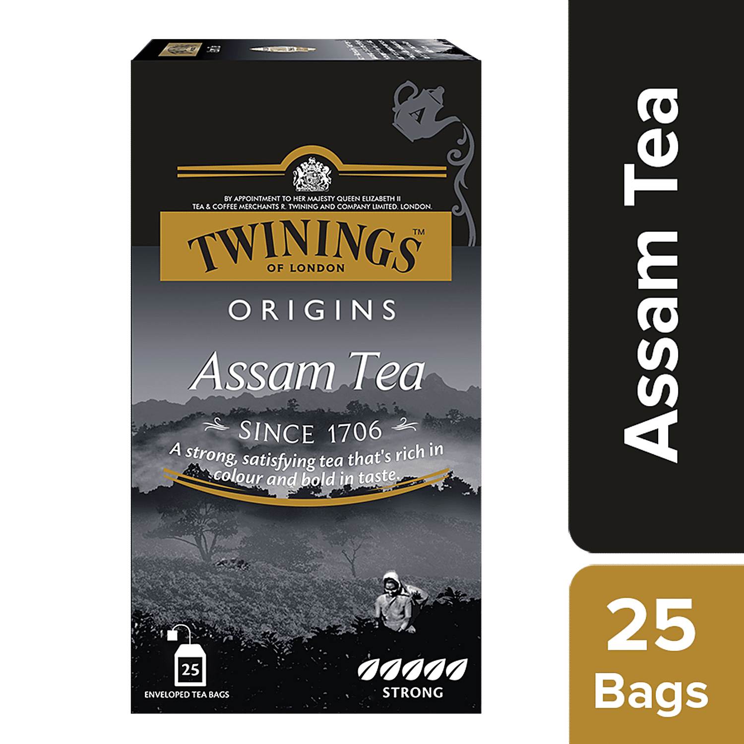 Twinings Tea Bags - Assam, 50 g (25 Bags x 2 g each)