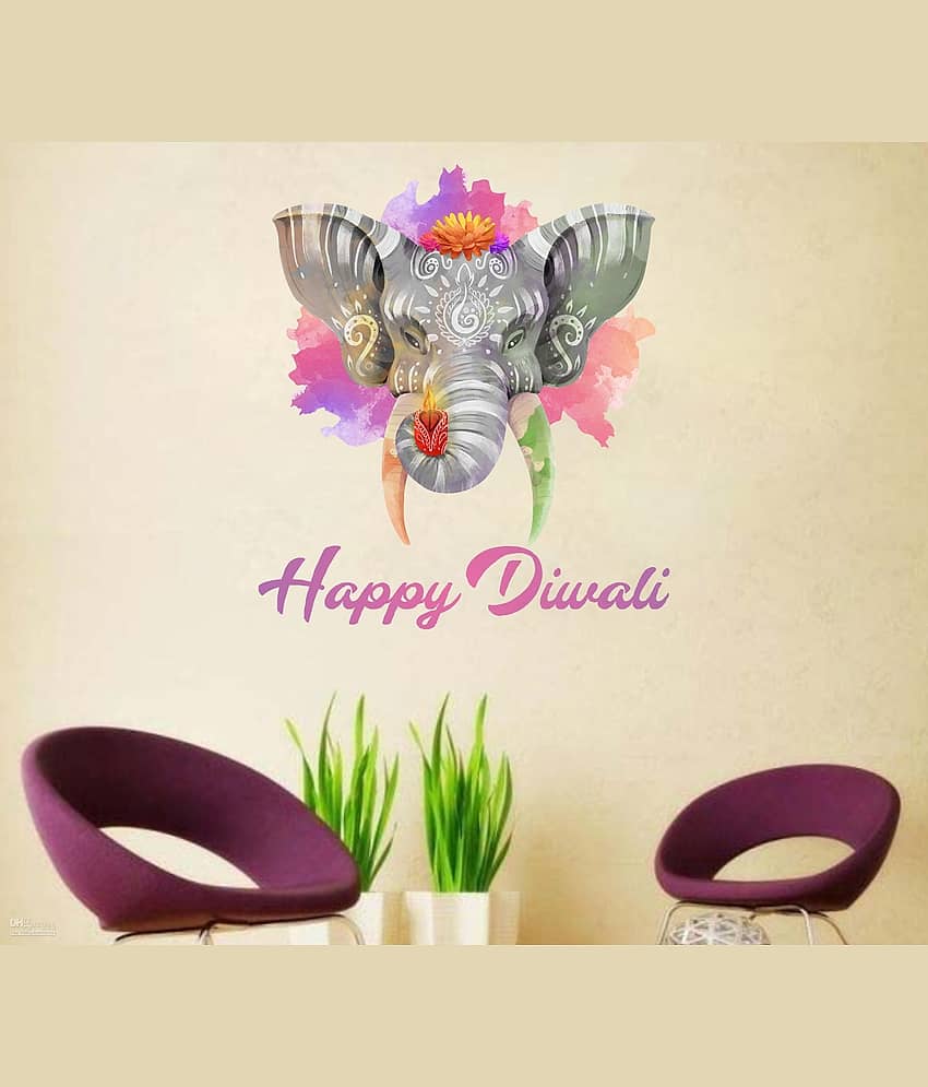 Sticker Studio DIWALI COMBOS Festive Sticker ( 56 x 58 cms )