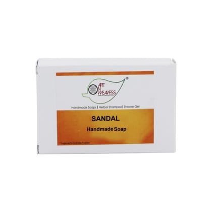 Artnweavess Sandal Handmade Soap NT, 100 gm - Pack of 2