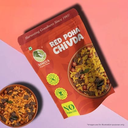 Red Poha Chivda - 150 gm-150 gm
