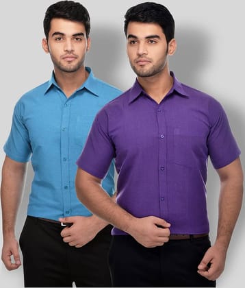 DESHBANDHU DBK - Multicolor Cotton Regular Fit Men's Casual Shirt (Pack of 2 )