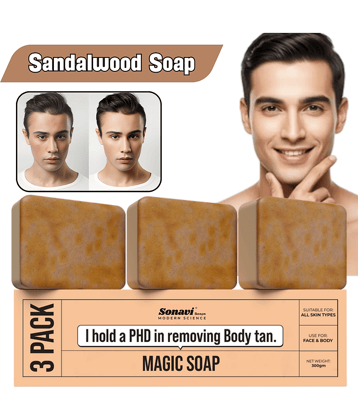 Sonavi Skin Whitening GHARSOAP Soap for All Skin Type ( Pack of 3 )