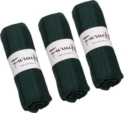 Furnofy Cotton 450 GSM Hand Towel Set Green (Pack Of 3) Furnofy Cotton 450 GSM Hand Towel Set Green (Pack Of 3)