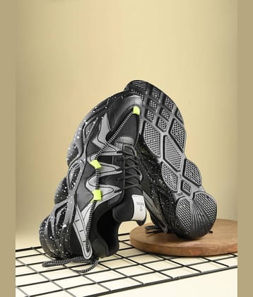 Xtoon Black Men's Outdoor Shoes