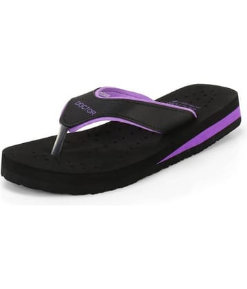 DOCTOR EXTRA SOFT - Purple Women's Thong Flip Flop