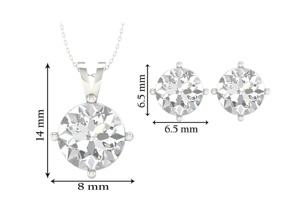 Timeless Round Solitaire Set