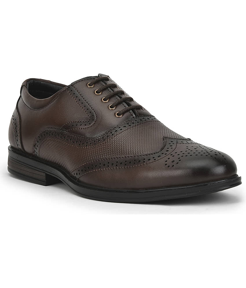 Liberty - Brown Men's Derby Formal Shoes
