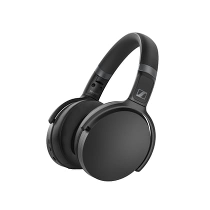 Sennheiser HD 450BT Wireless Headphones, German Design, ANC, Alexa Built-in, 30H Battery, Comfortable & Lightweight Over Ear Design, Built-in Mic for Clear Calls, Fast Charging, 2Y Warranty, Black Sennheiser HD 450BT Wireless Headphones, German Design, A