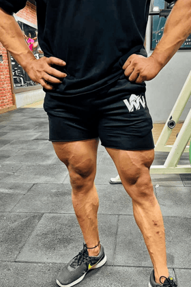 Wild Verve Classic Shorts (BLACK)-S
