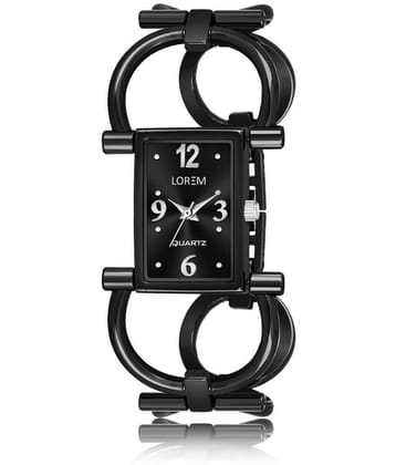 Lorem - Black Metal Analog Womens Watch